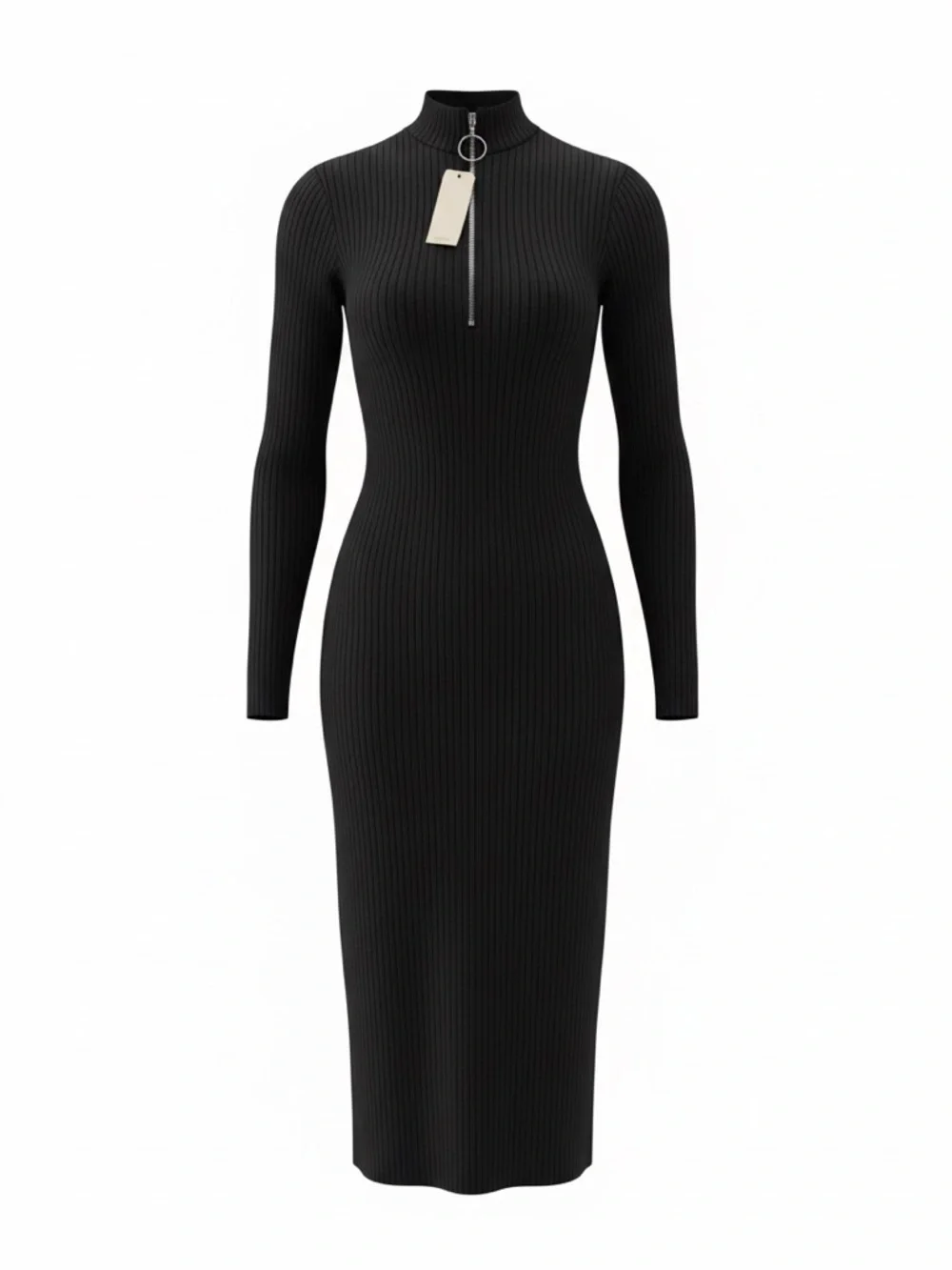 Black Knit Dress - Picture 1 of 2